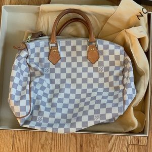 Louis Vuitton Speedy 30 Damier Azur Canvas